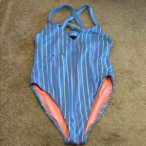 Carve Designs Multicolor Striped One Piece